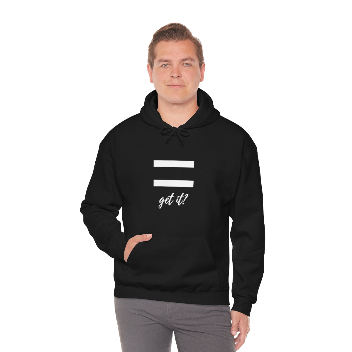 Equality Get It? Unisex Heavy Blend™ Hooded Sweatshirt